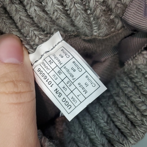 Ugg Australia Women IIsa Cardi Sweater Ankle Bows Boots shoes sz 7 - Picture 12 of 12